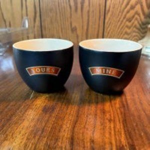 2 ceramic cups